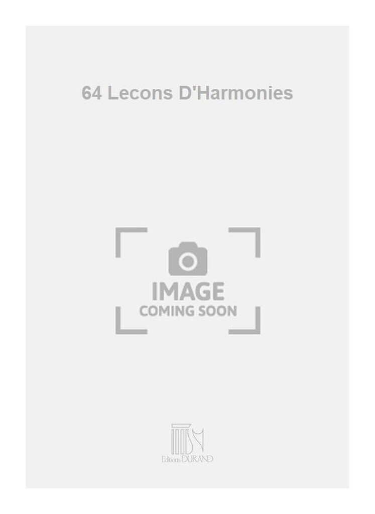 64 Lecons D'Harmonies Par Les Eleves